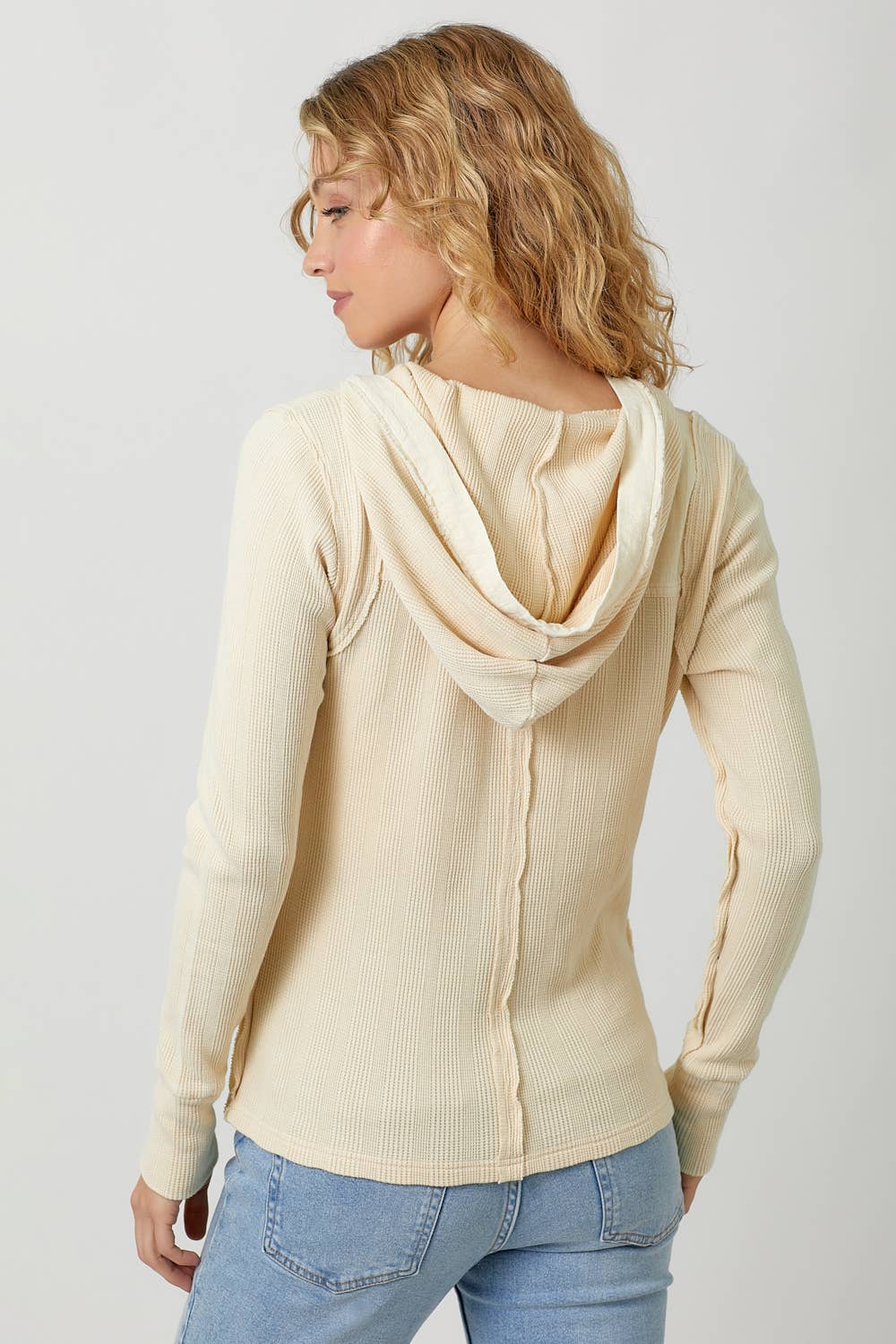 IVORY THERMAL HOODY