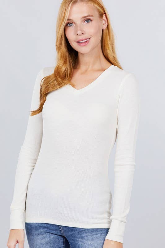 VNECK THERMAL TOP