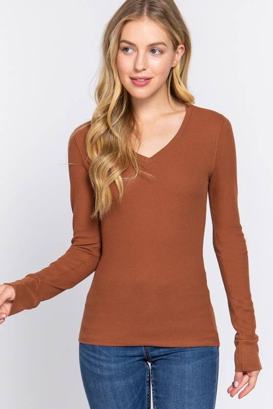 VNECK THERMAL TOP