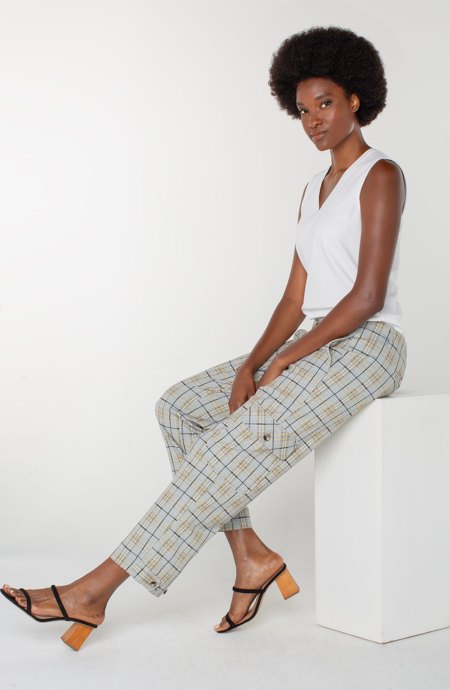 GLEN PLAID UTILITY CROP